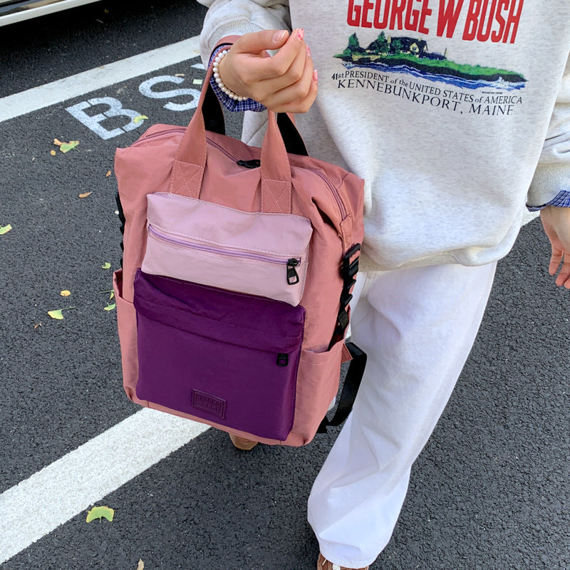 Style Korean Trendy Unisex Simple For Backpacks