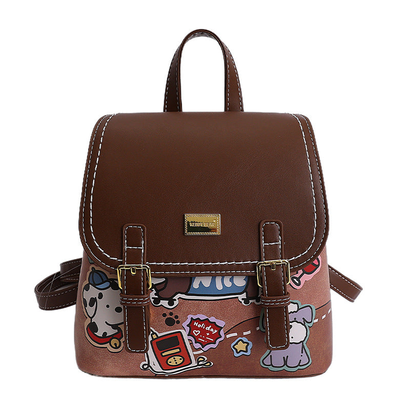 Glamorous Casual Women's Fashion High-grade Cartoon Women's Backpack