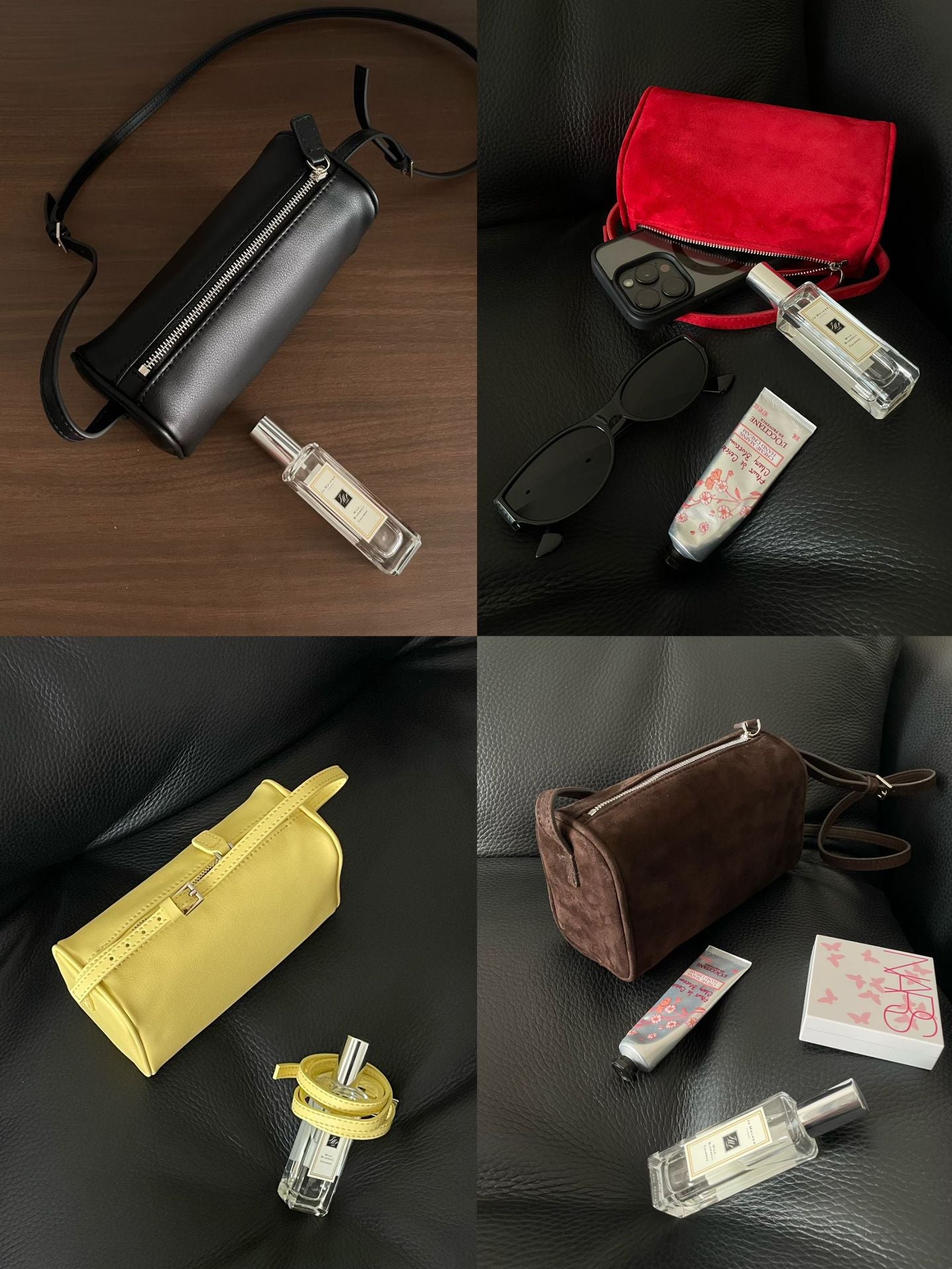 Niche Leather Style Pen High-grade Pencil Women's Handbag