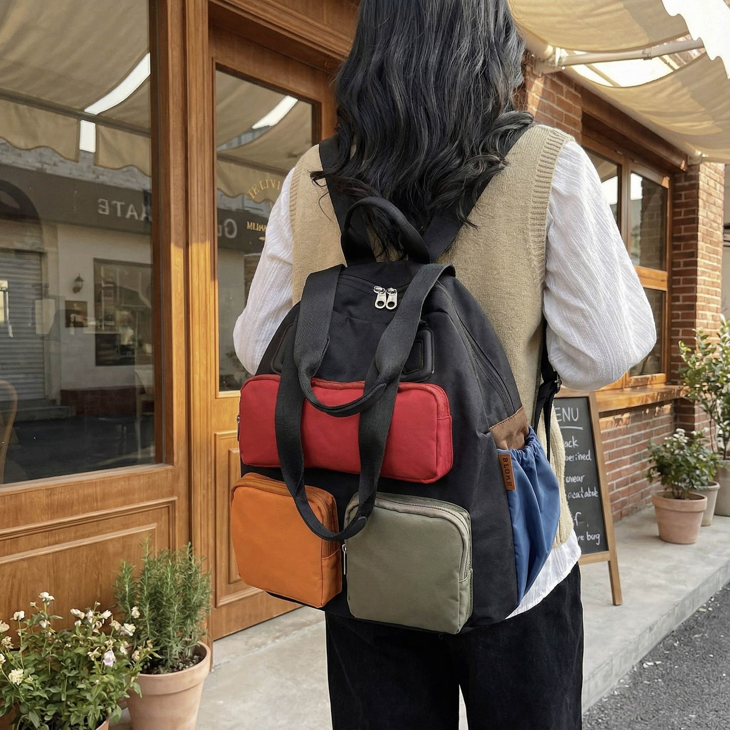 Large Capacity Multifunctional Unisex Fashion Commuter Leisure Backpack