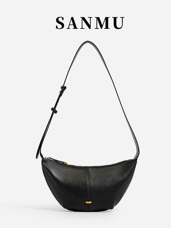 Women's Leather Dumpling High Quality Idle Style Commuter Bags