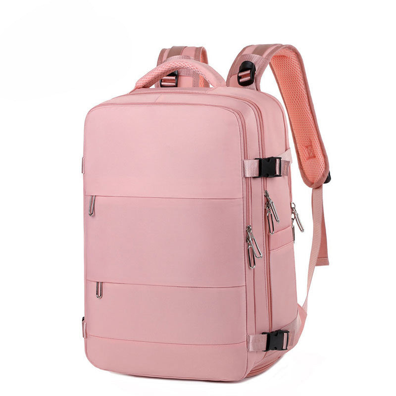 Trendy Large Capacity Carrying Double Zipper Business Backpack
