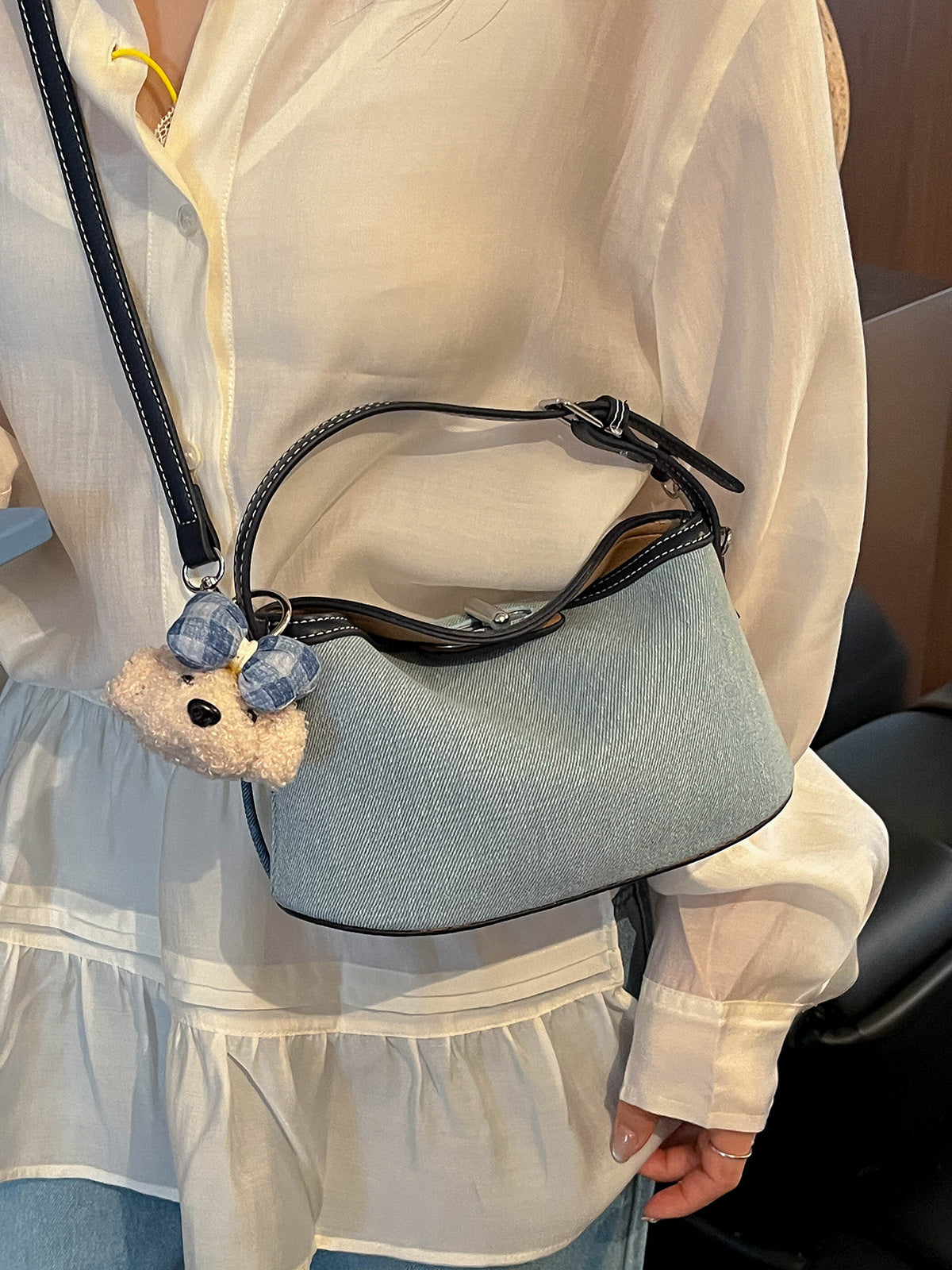 Women's Super Popular Niche Denim Exquisite Carrying Handbags