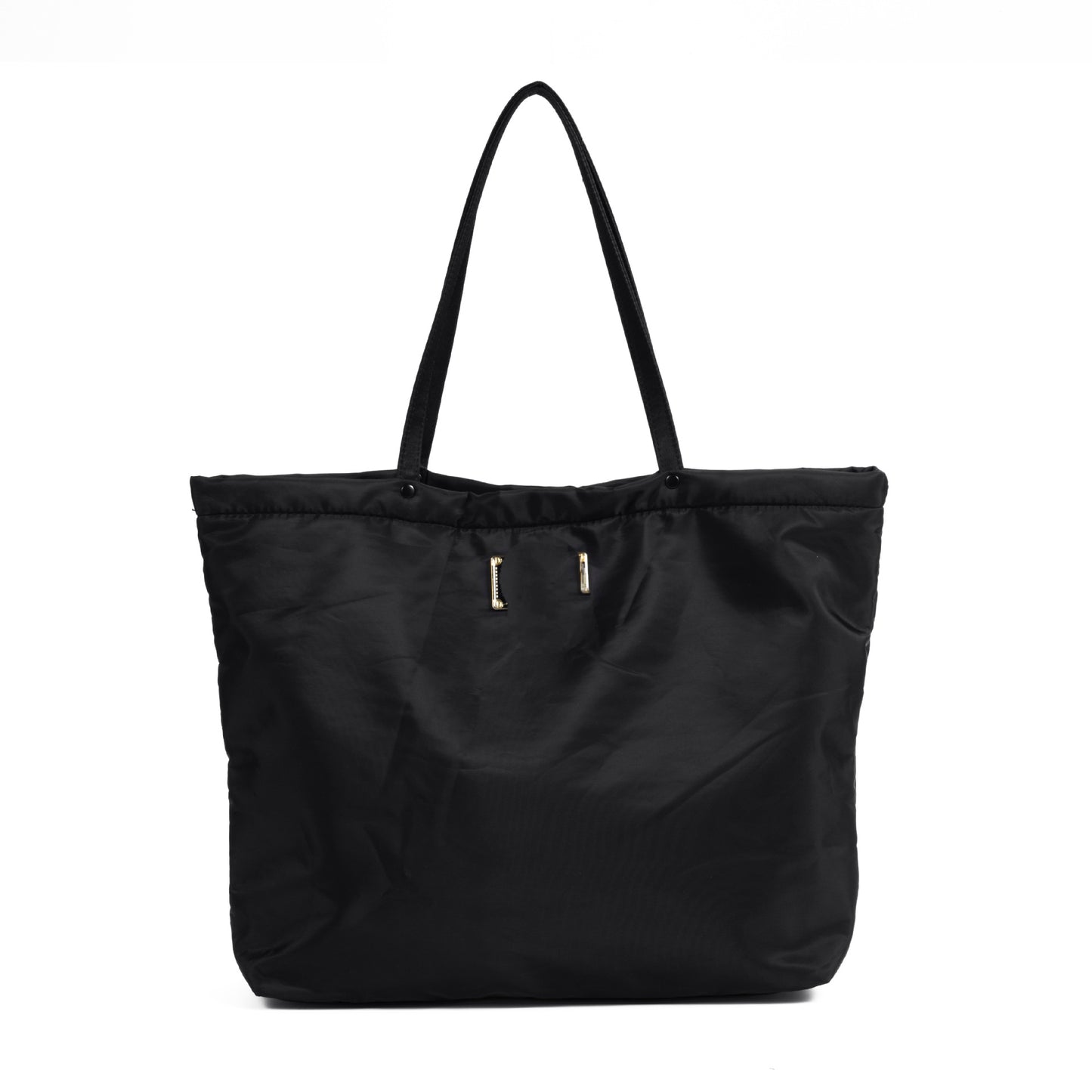 Women's Gift Portable Nylon Cloth Black Shopping Women's Handbag