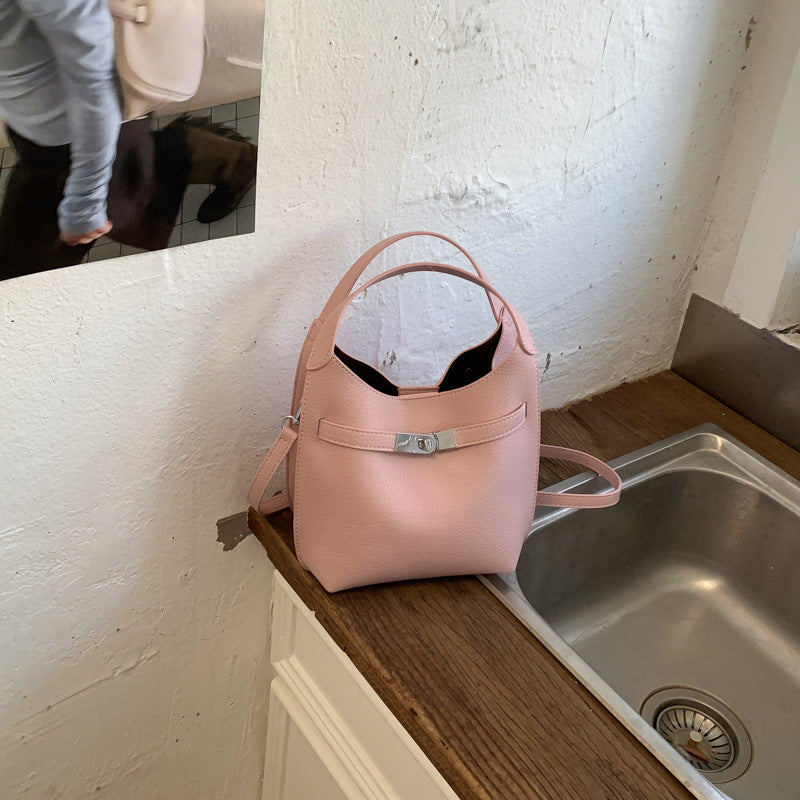 Women's Spring Vegetable Basket Commuter Good-looking Female Bucket Bag