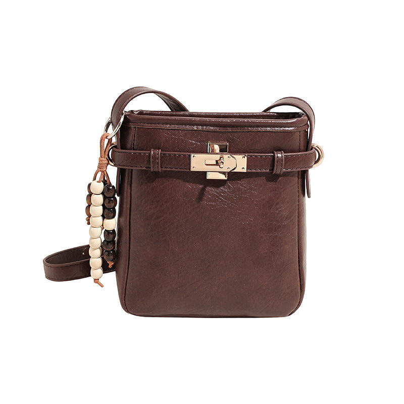 Women's Trendy Wild Retro High-grade Design Western Style Bucket Bag