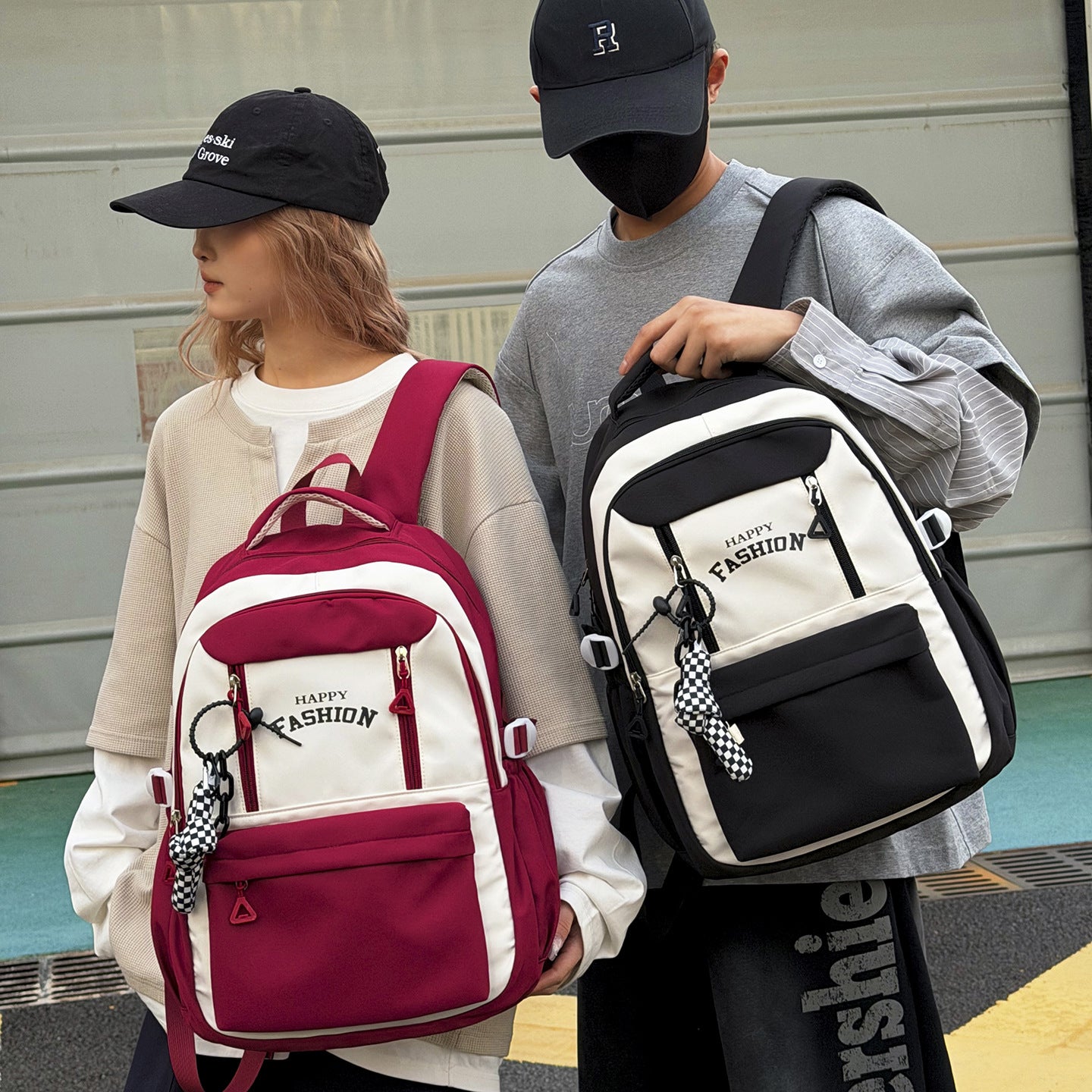 Innovative Slouchy Style Printing Campus Class Bags