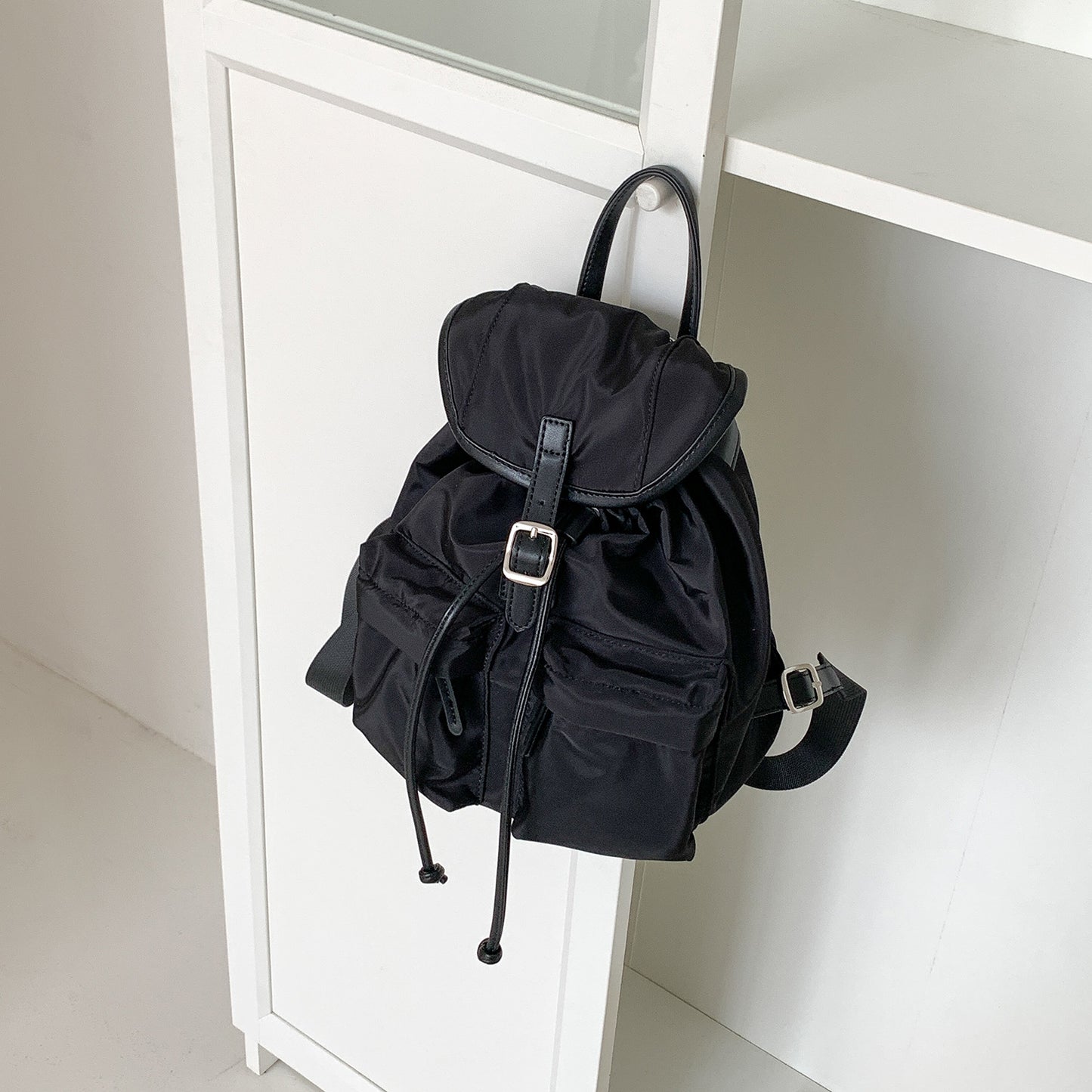 Women's Korean Style Commuter Lightweight Fashion Nylon Backpacks