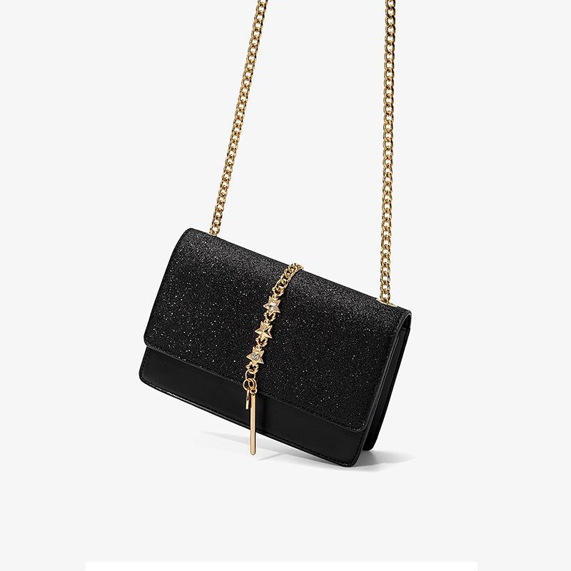Women's Holiday Gift Starry Sky Chain Fashionable Women's Messenger Bag