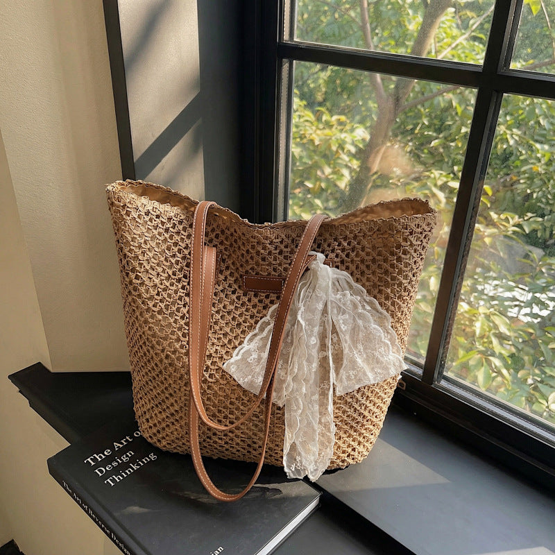 Women's Style Fashion Large Capacity Underarm Simple Tote Bag