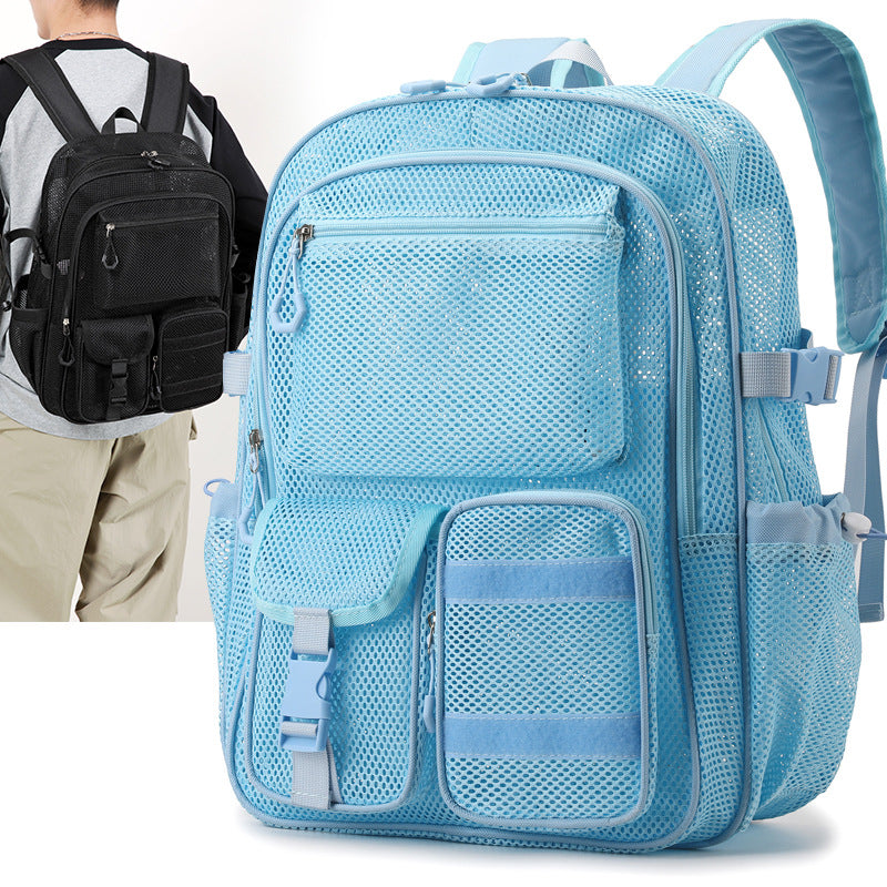 Hollow Large Capacity Mesh Computer Beach Bags