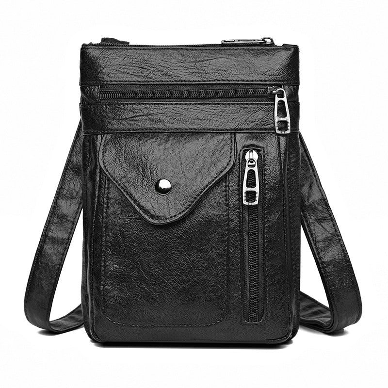 Women's Mobile Fashion Retro Soft Leather Summer Women's Messenger Bag