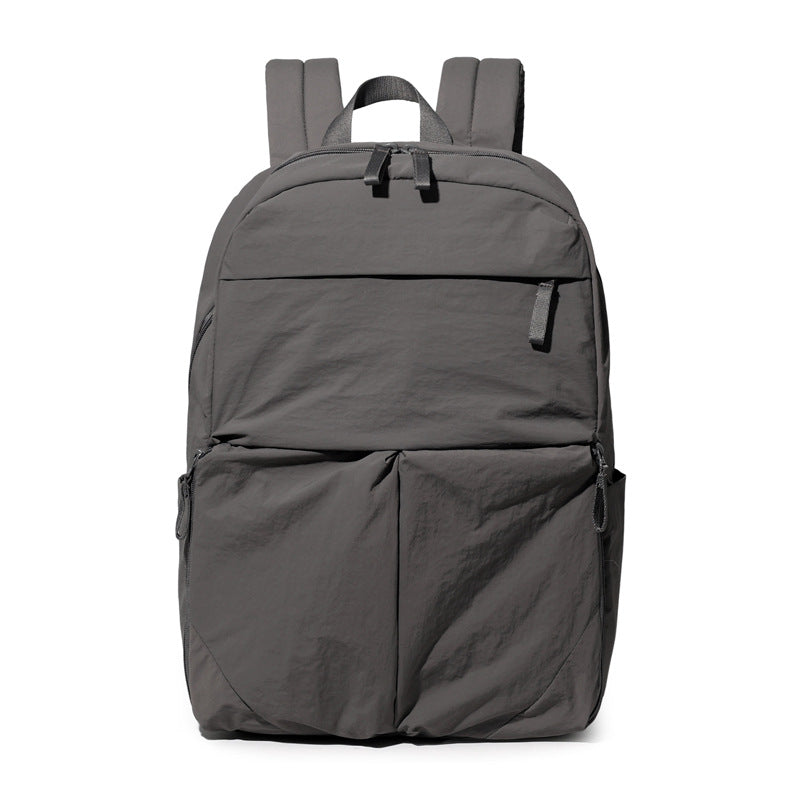 Women's & Men's High Quality Simple Waterproof Environmental Protection Computer Solid Leisure Backpack