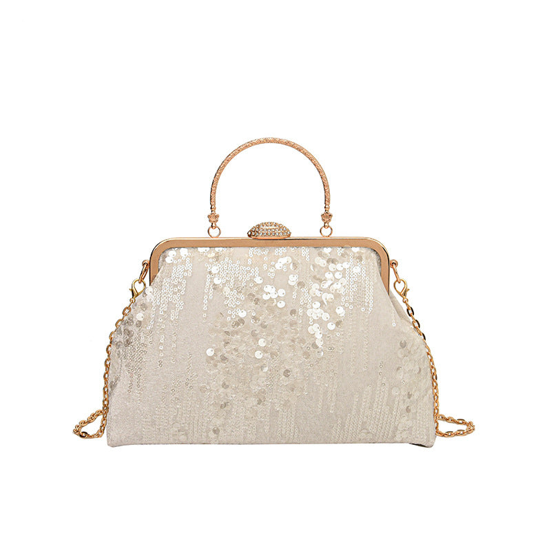 Women's Korean Style Sequin Dinner Hard Fashion Handle