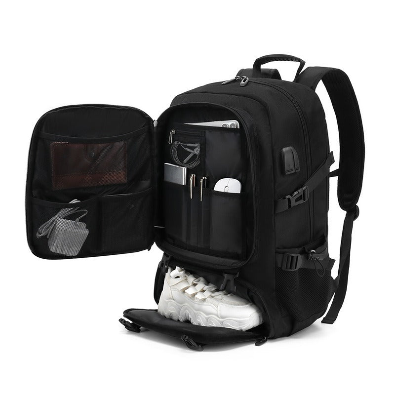 Men's Super Large Capacity Advanced Sense Black Waterproof Bags