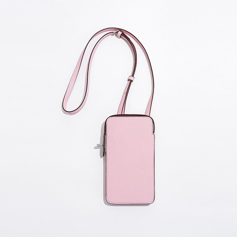 Fashion Genuine Leather Box Simple High-grade Mobile Phone Bag