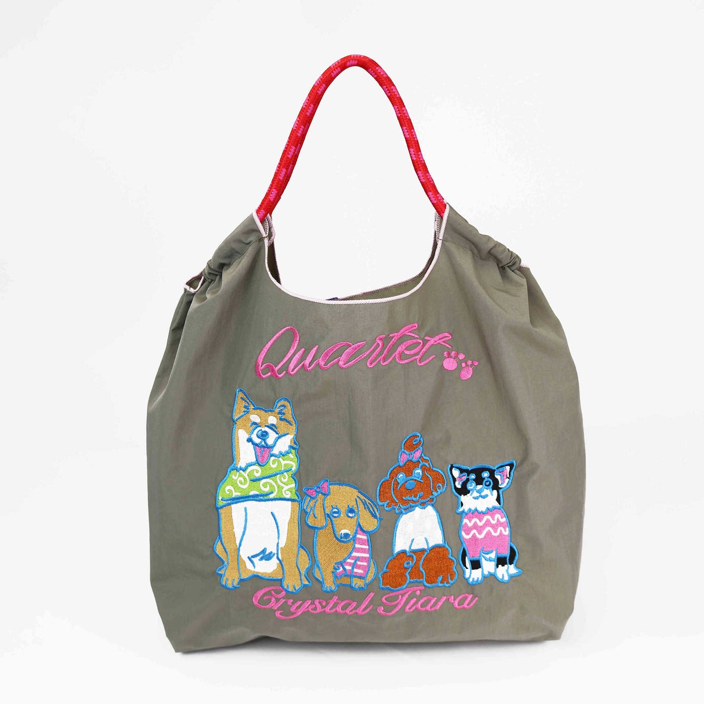 Women's Large Capacity Canvas Korean Style Versatile Tote Bag