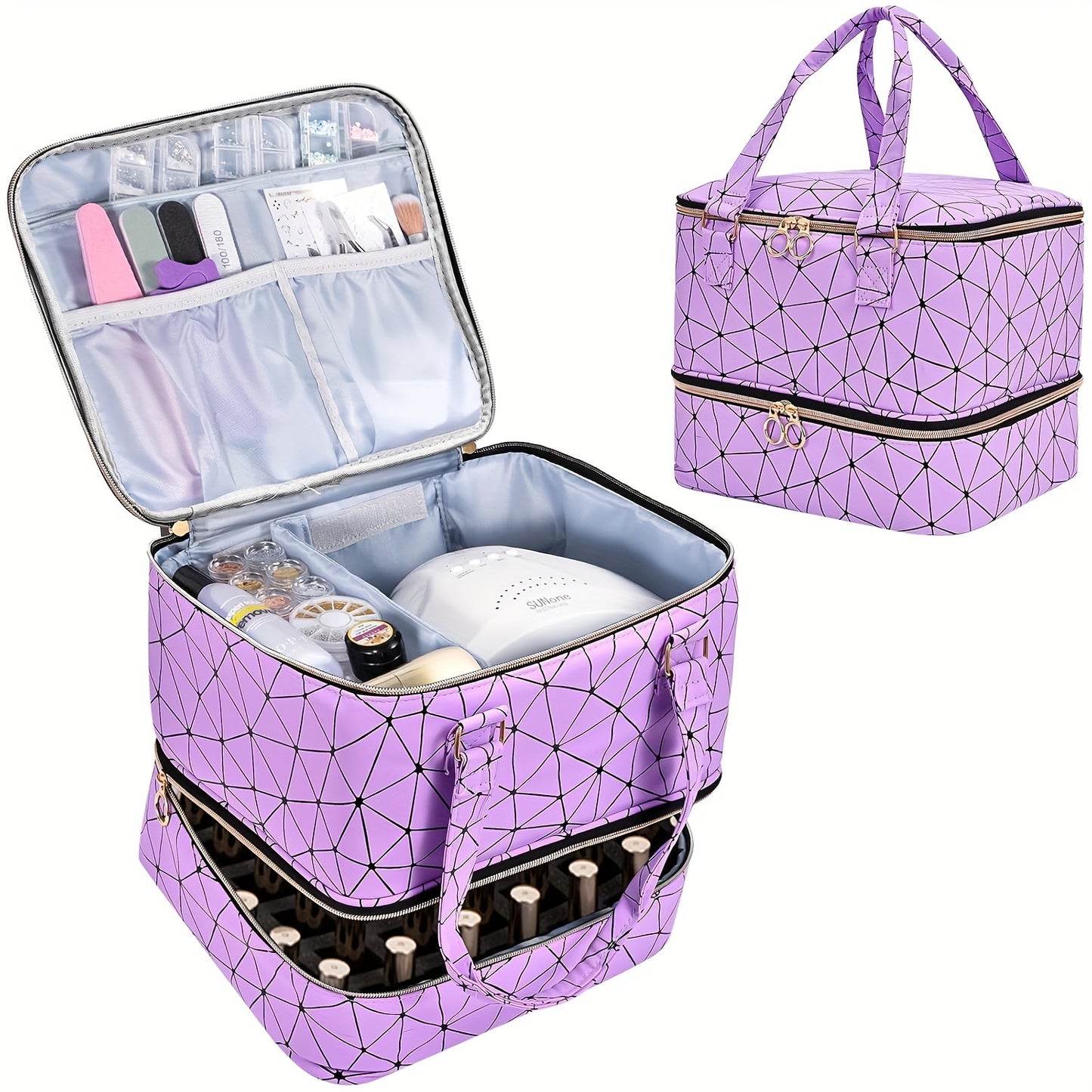 Nail Polish Storage Can Bottle Large Capacity High Sense Bags