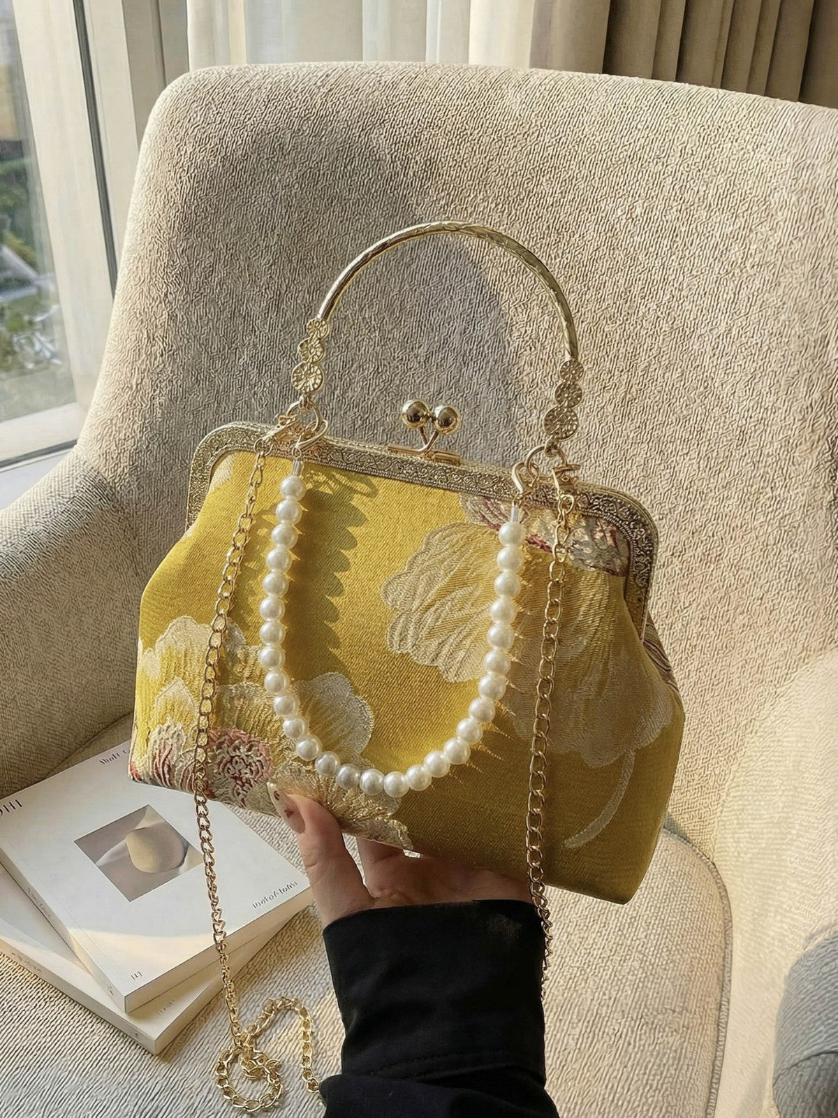 Women's Cheongsam Chinese Style Embroidery Portable Fashion Women's Shoulder Bag
