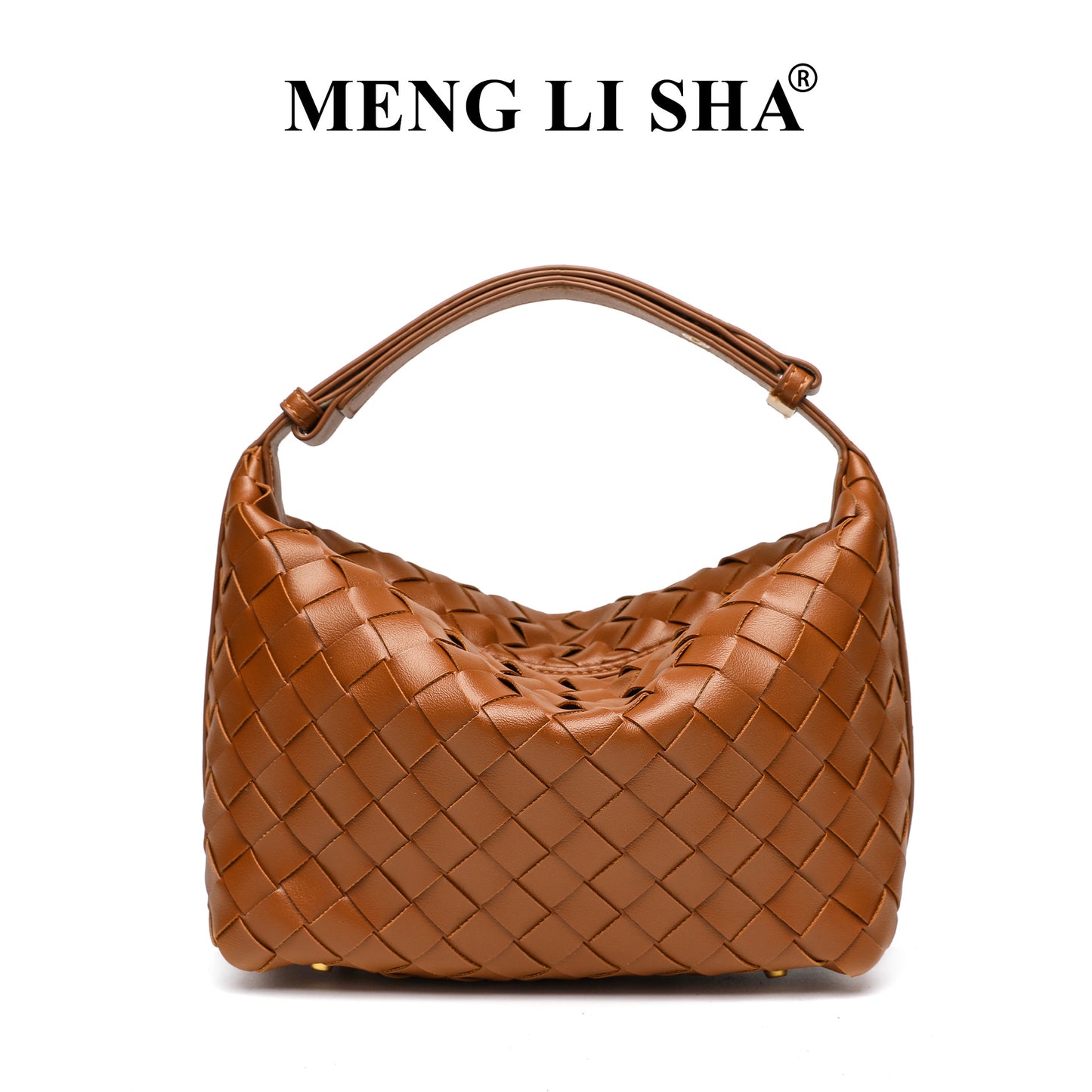 Women's Advanced Texture Woven Portable Lunch Fashion Simple Bags