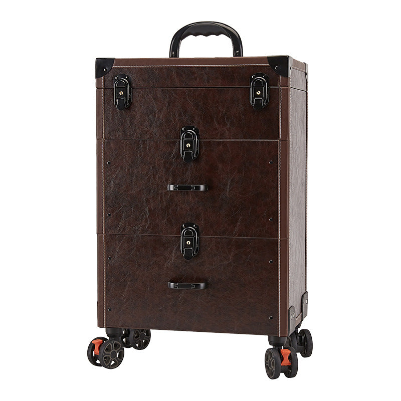 Professional Tattoo Embroidery Nail Beauty Box Brake Large Capacity Storage Cosmetic Cases