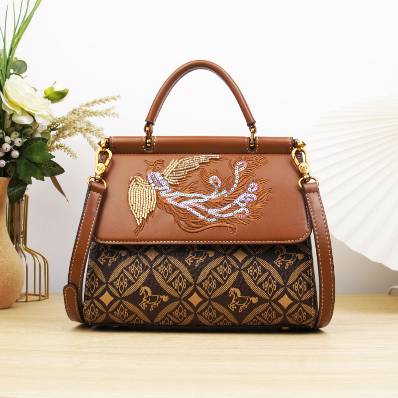 Women's Fashion Portable Chain Gold Brick For Bags