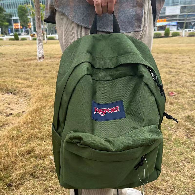 Women's & Men's Computer Minimalist Solid Color Campus Waterproof Large Leisure Backpack