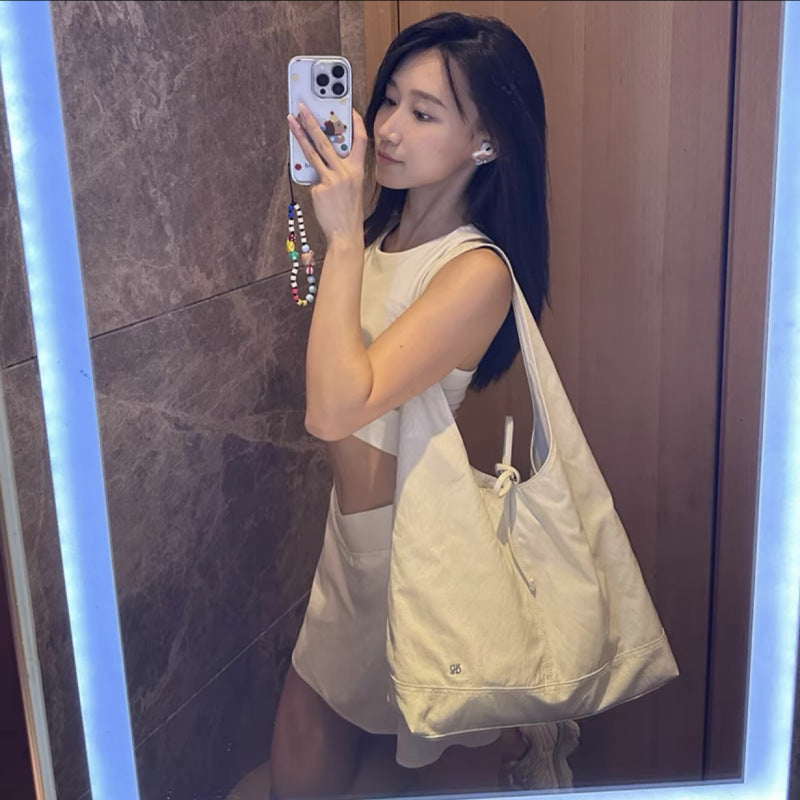 Women's Bow Bandage Versatile Large Capacity One Tote Bag