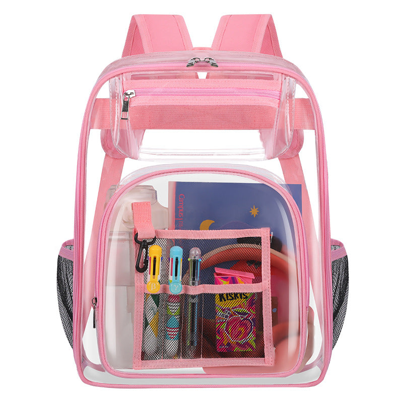 Transparent Fashion Large Capacity Fresh Sweet Leisure Backpack