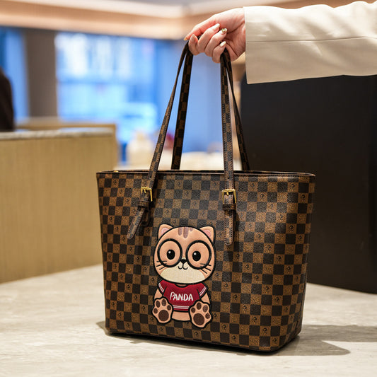 Women's Source Simple Fashion Large Capacity Commute Tote Bag