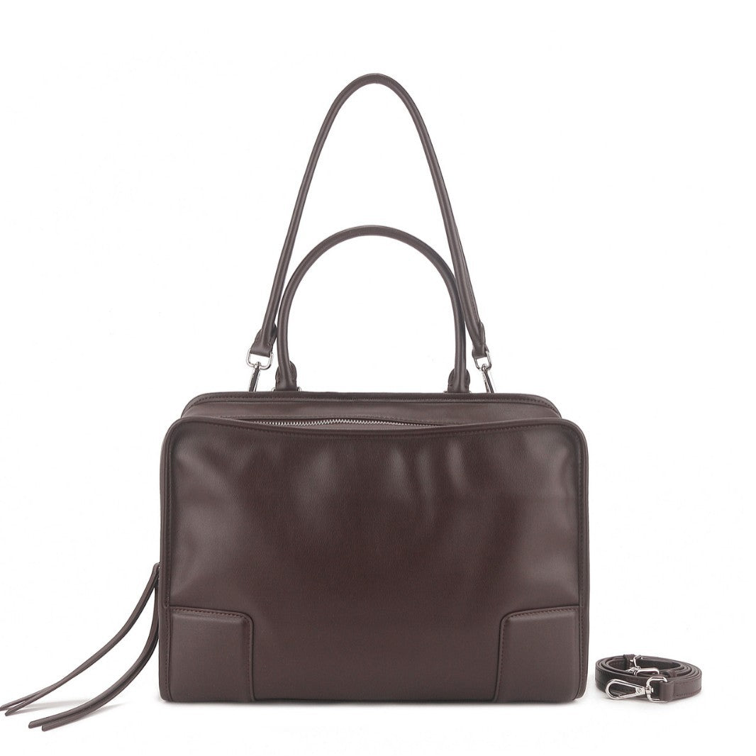 Lazy Loose Cowhide Leather Large Capacity Portable Bags