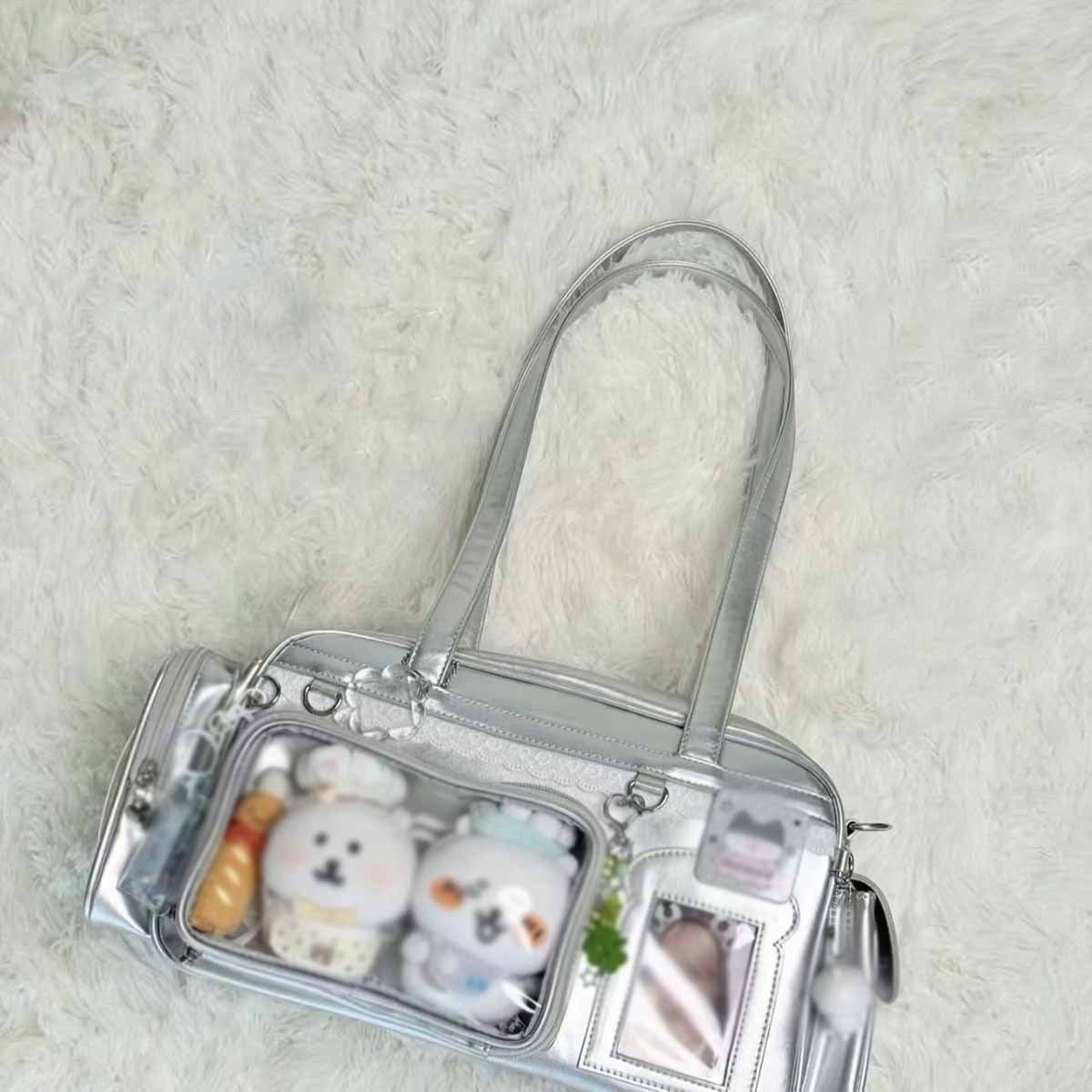 Motorcycle Cartoon Two-dimensional Storage Bracket Large Backpacks