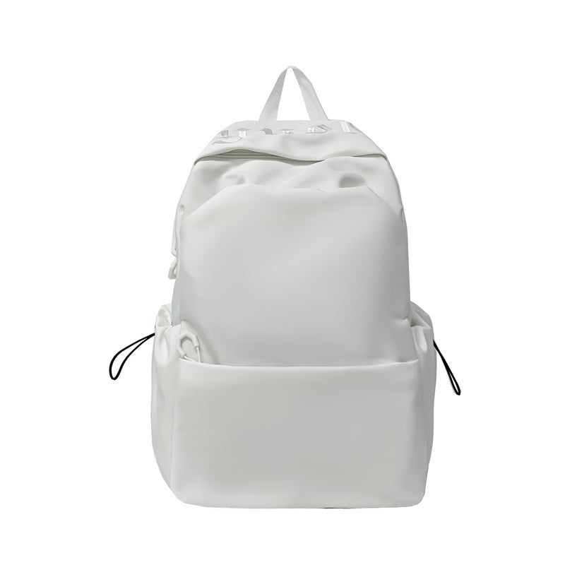 College Cute Pure Color Versatile Large Capacity Leisure Backpack