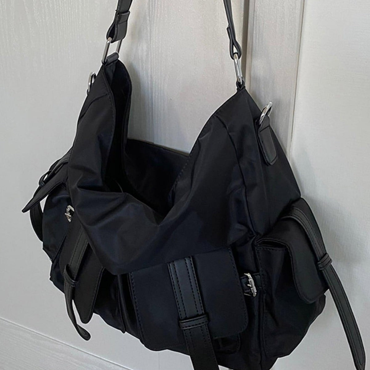 Durable Men's Fashion Style Canvas Korean Shoulder Bags