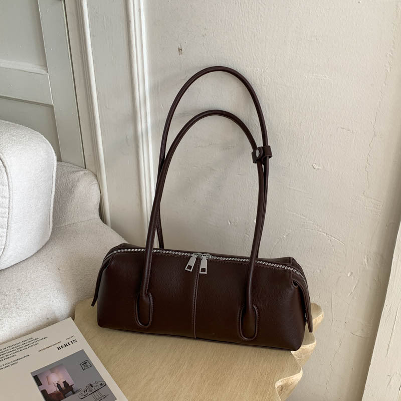 Korean Style Boston Premium Fashionable Retro Underarm Bag