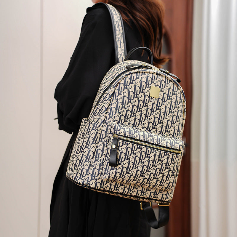 Women's Fashion Versatile Korean Style Large Capacity Leisure Backpack