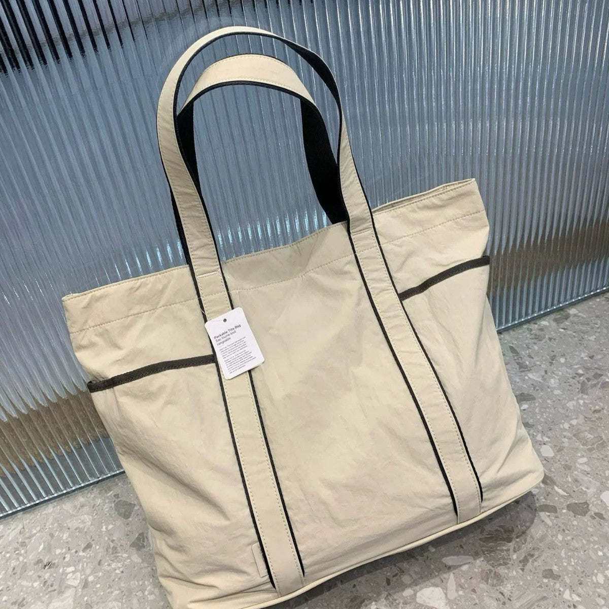 Large Pocket Portable Minimalism Capacity Lightweight Tote Bag