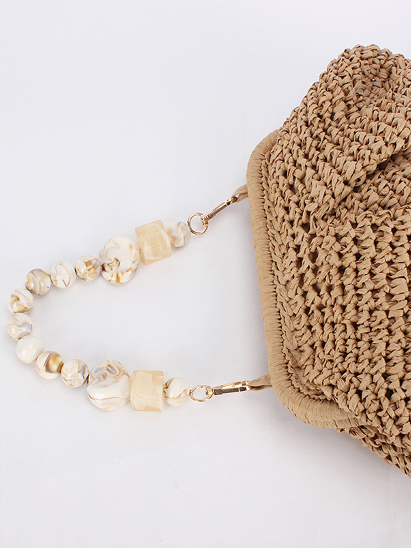 Women's Straw Fashion Personality Woven Seaside Vacation Daily Senior Women's Handbag