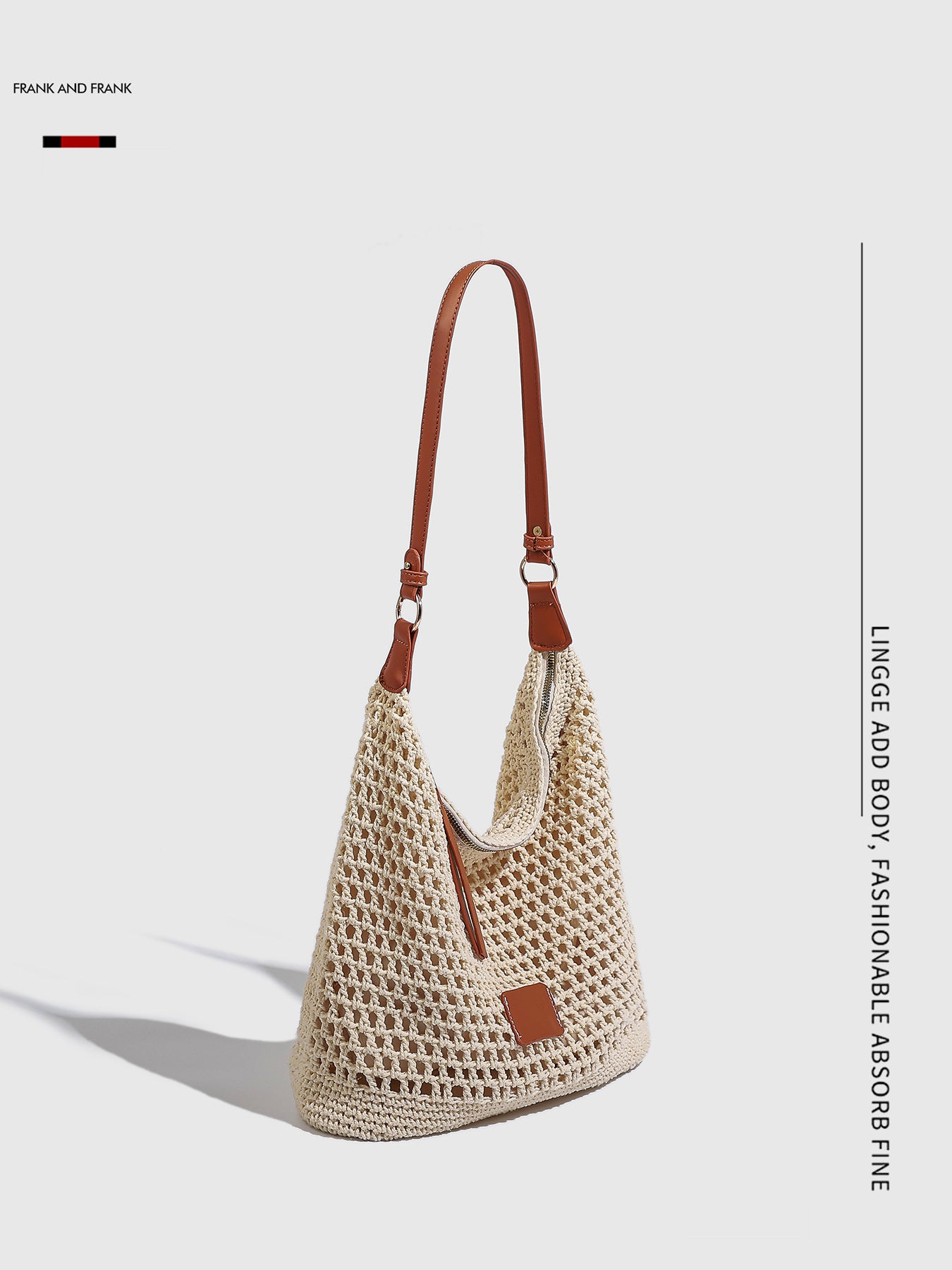 Women's Woven Hollow Summer Seaside Vacation Beach Tote Bags