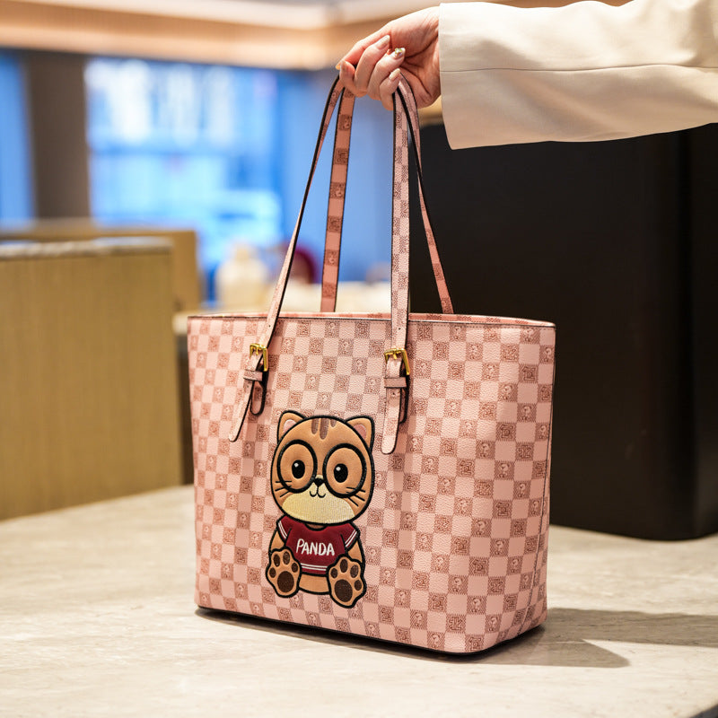 Women's Source Large Capacity Fashion Commuter Korean Style Tote Bags