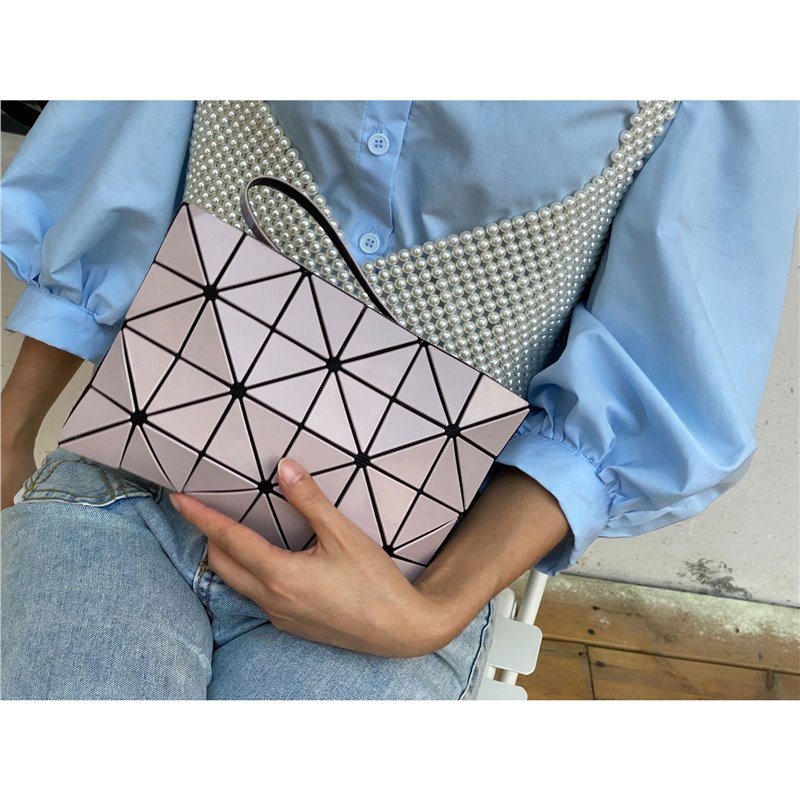 Geometric Rhombus Dinner Clutch Mobile Envelope Simple Women's Shoulder Bag
