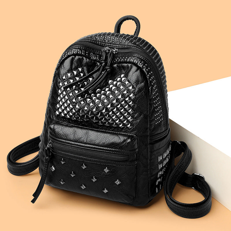 Women's Punk Rivet Iron Leisure Fashionable Phone Bags