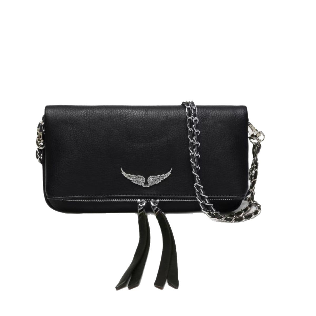 Women's Fashion Black Vintage Luxury Design Women's Messenger Bag