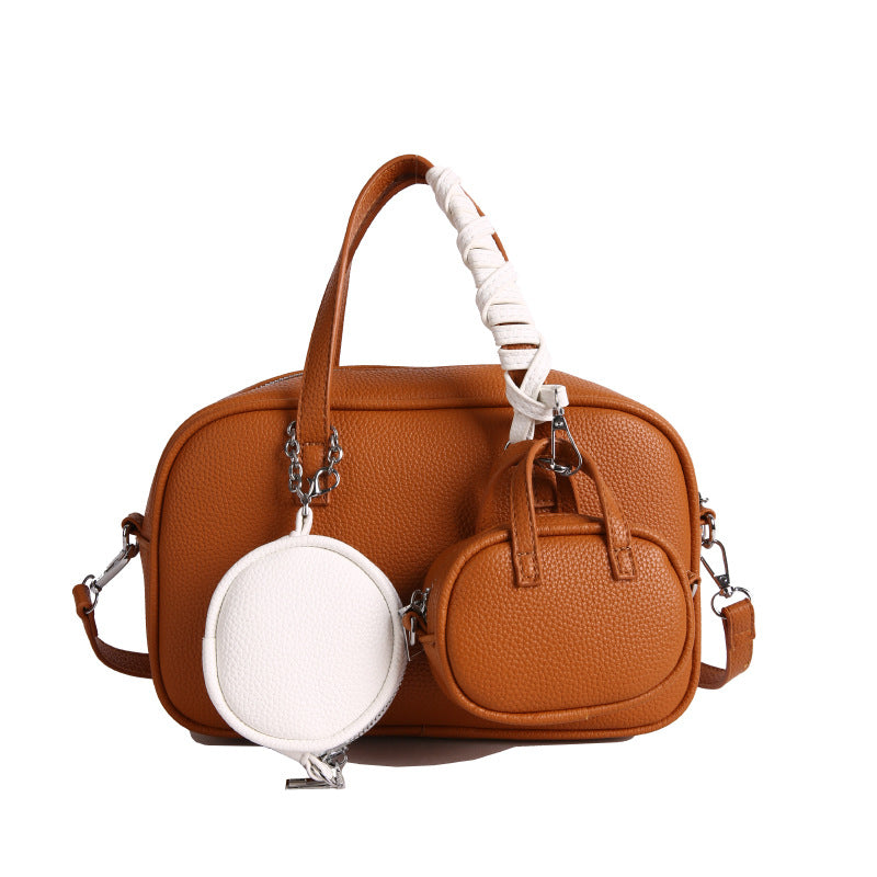 Women's Minority Fashion Boston Bowling Retro Hand Bags