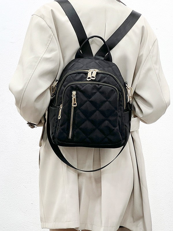 Rhombus Style One Mini Versatile Simple Women's Backpack