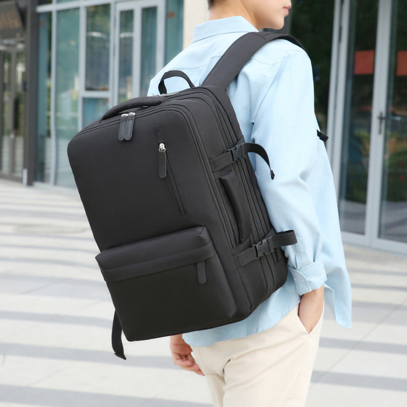 Women's Short-distance Business Commute Large Capacity Scalable Lightweight Backpacks