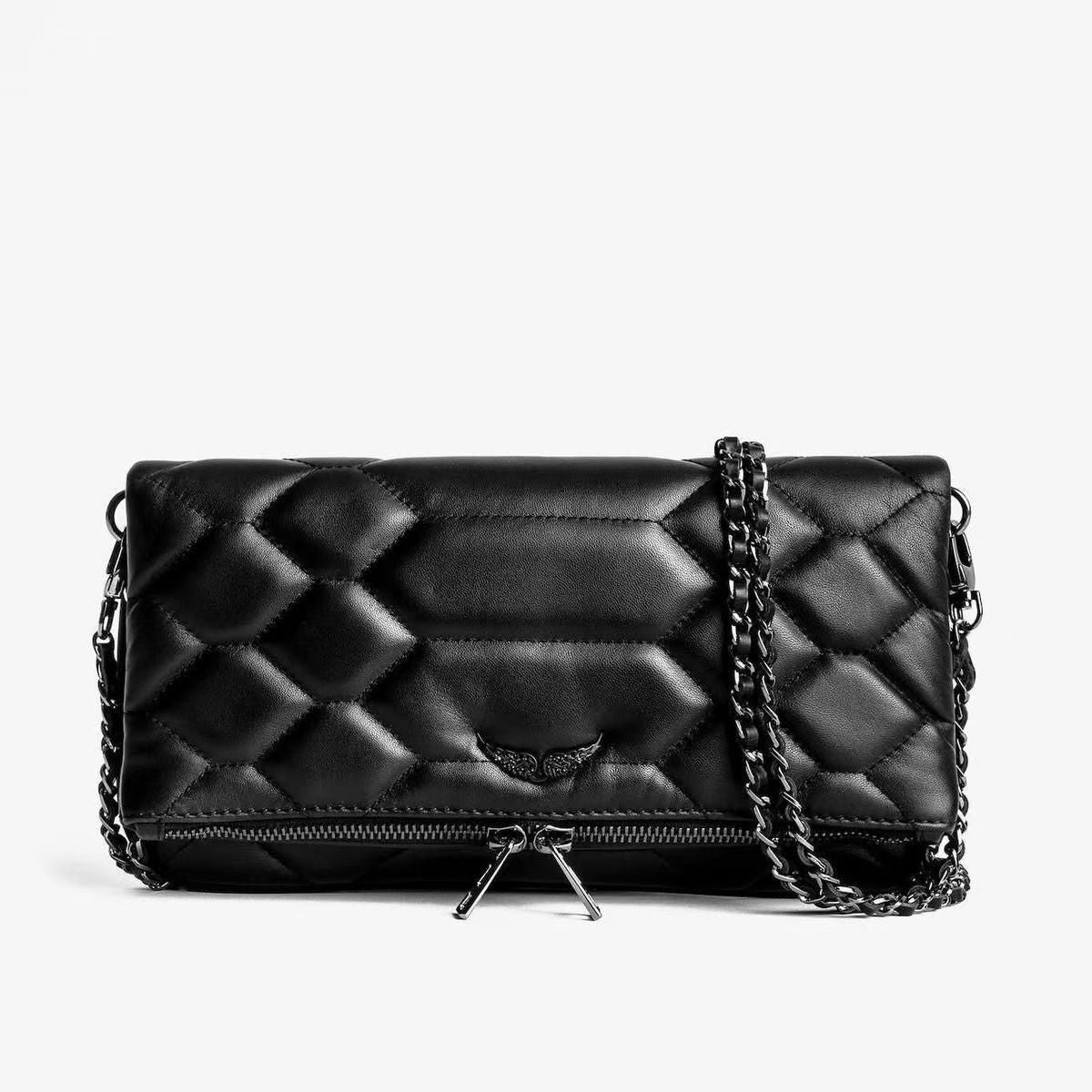 Women's Fashion Black Vintage Luxury Design Women's Messenger Bag