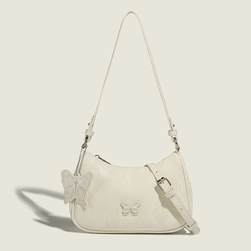 Female Simple Butterfly Lady Pure Desire Sweetheart Commuter Chinese Underarm Bag
