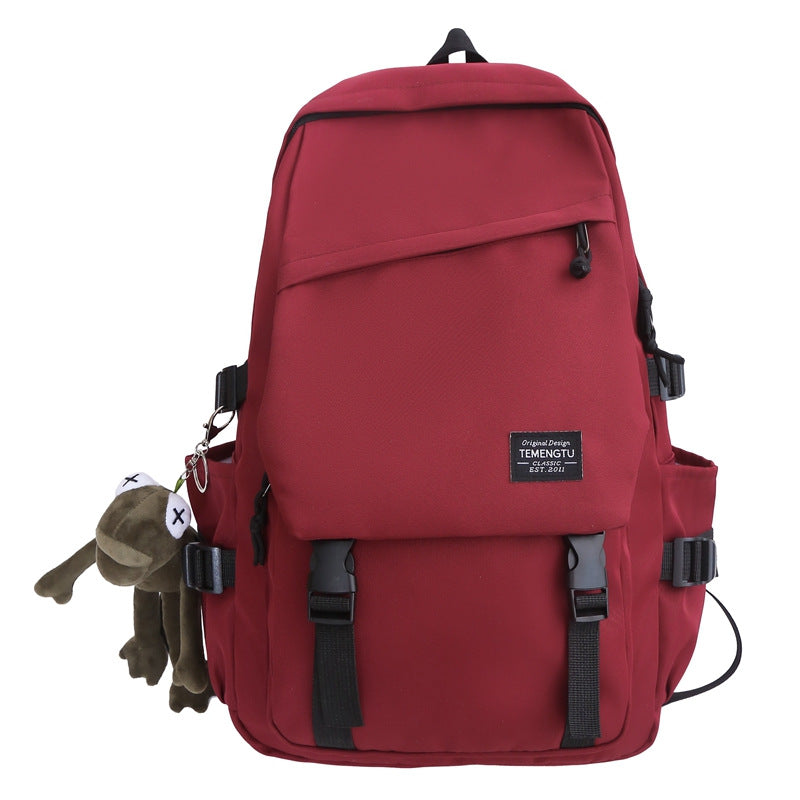 Men's Fashion Early High College Couple Class Leisure Backpack