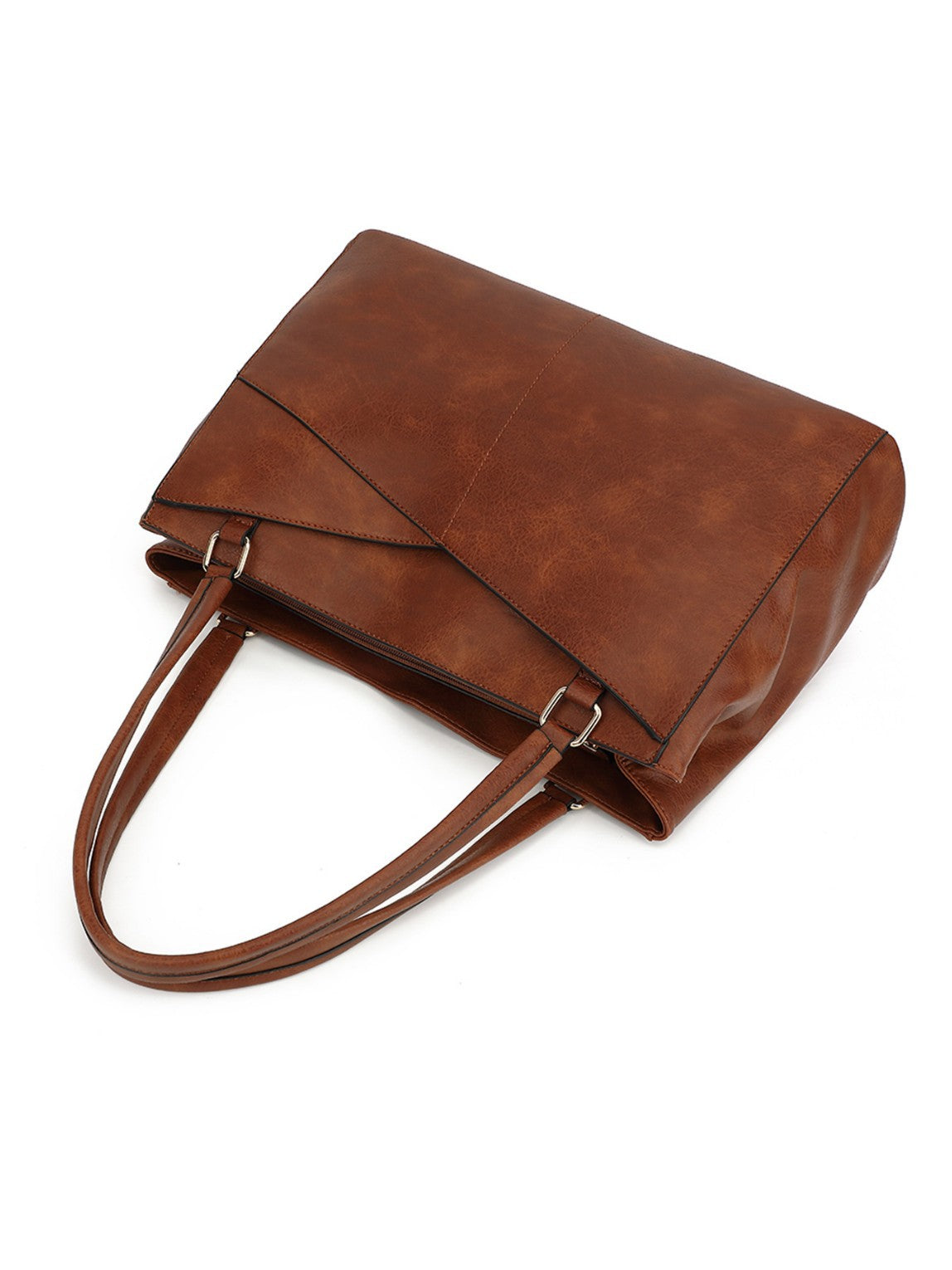 Large Capacity Compartment Work Single Solid Women's Shoulder Bag